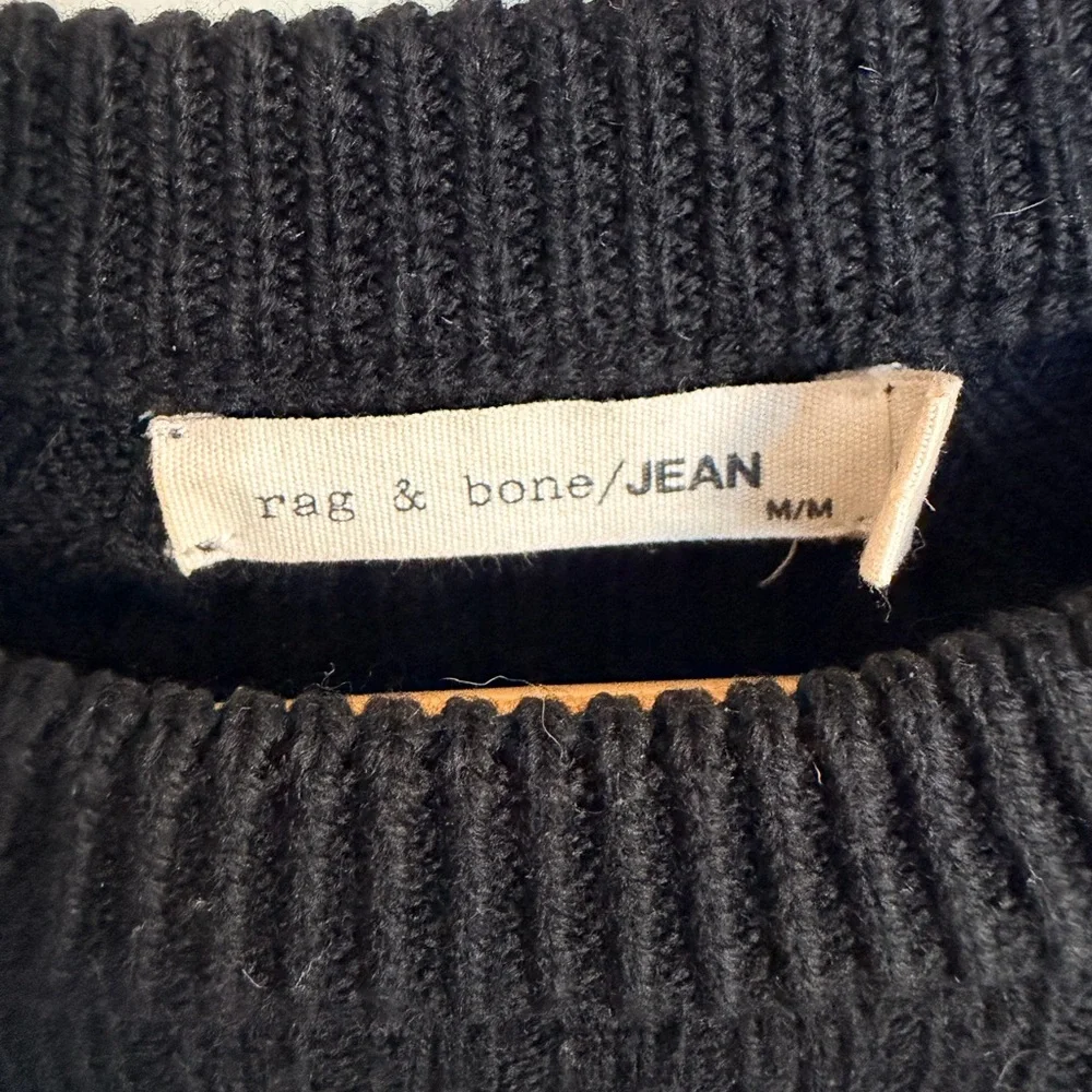 Rag & Bone Black Wool Sweater – Size Medium - Picture 3 of 4